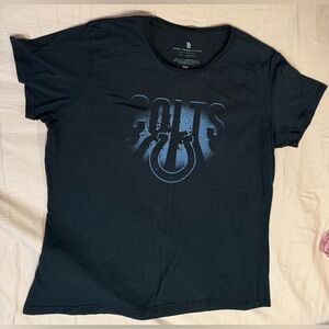 Junk Food Clothing XXL Black Colts Graphic T-Shirt.